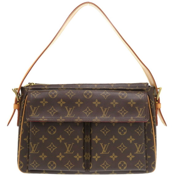 LOUIS VUITTON Brown Monogram Shoulder Bag - Picture 1 of 9